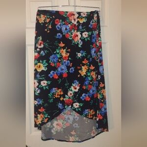 Apt 9 brand high-low floral printed skirt